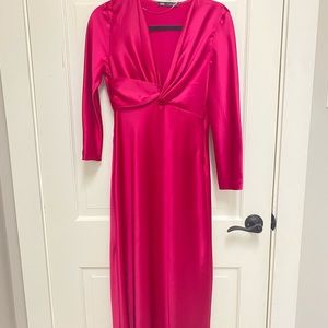 Zara satin maxi dress